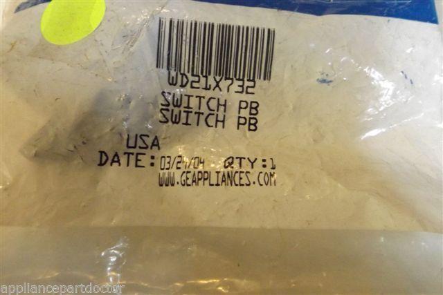 General Electric dishwasher WD21X732 SWITCH PB NEW IN BOX General Electric dishwasher WD21X732 SWITCH PB NEW IN BOX